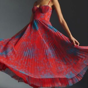 Hutch pleated sweetheart dress from Anthropologie - size 4